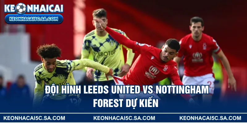 Đội hình Leeds United vs Nottingham Forest dự kiến